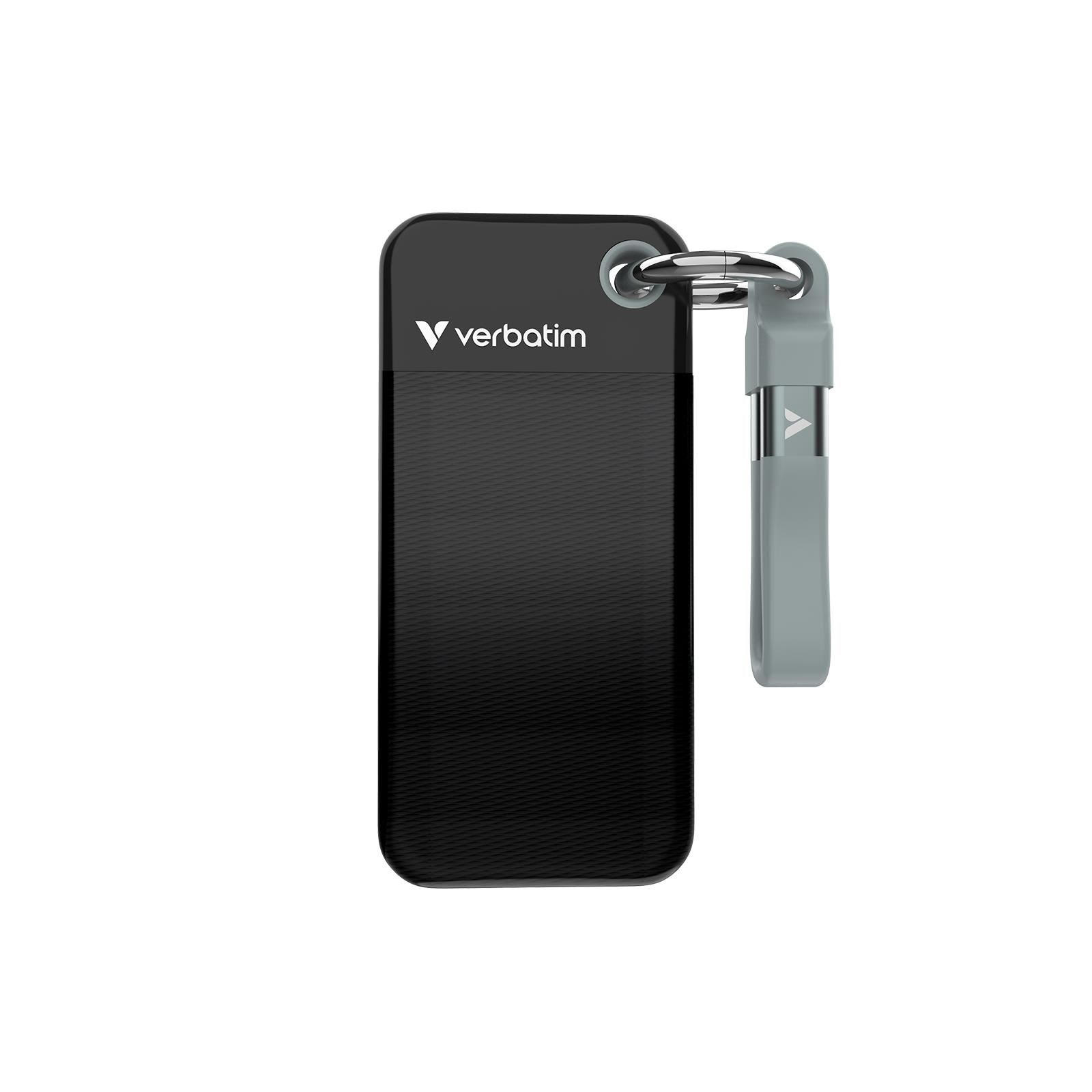 Verbatim Pocket Ssd - 2tb - Usb 3.2 Gen 2 - Schwarz / Grau 32194