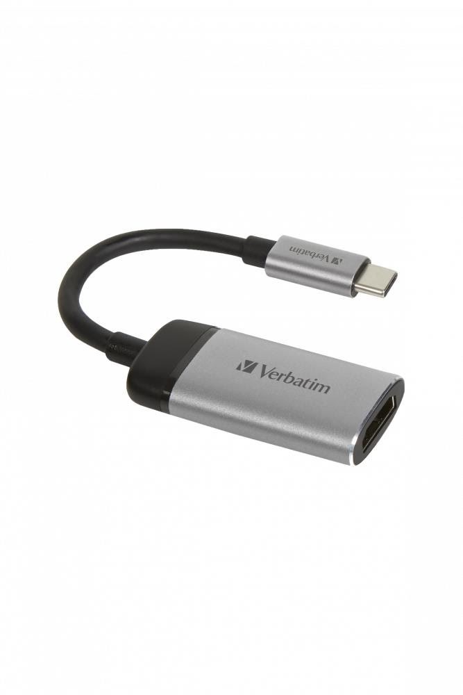 Verbatim Adapter - Hdmi / Usb - 10 cm - Display Kabel