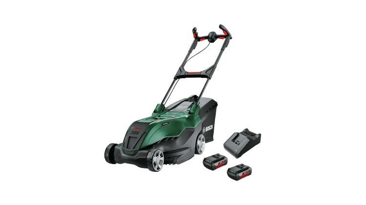 Bosch Elektro-rasenmäher Advancedrotak 36v-40-650 - 2 x 2,0 Ah Akku Und Ladegerät - Rasenmaeher