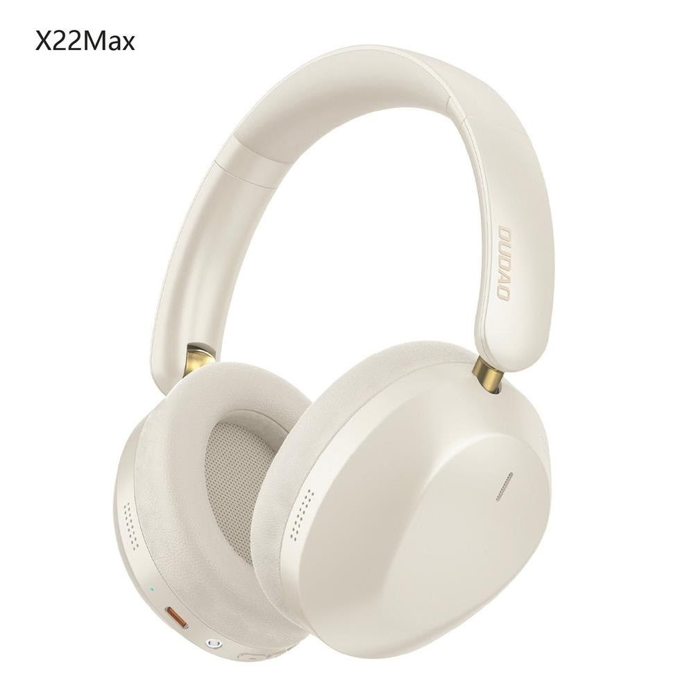 Kopfhörer - Dudao X22 Max Wireless On-ear Bluetooth Headphones With Anc - Beige - Kopfhoerer/headsets 6976625335985