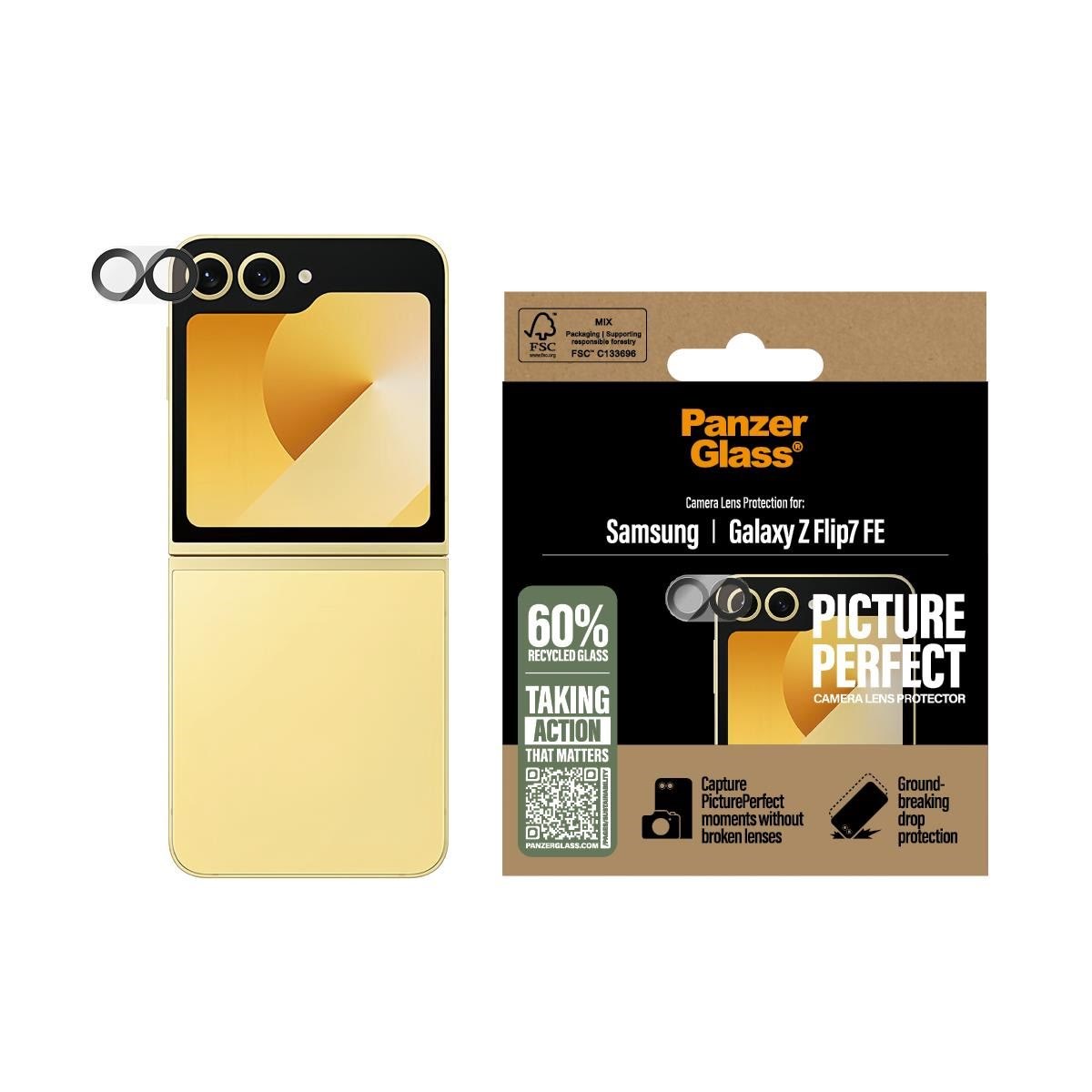 Panzerglass Pictureperfect Camera Lens Protector Samsung Galaxy Z Flip7 FE - Handys Schutzfolie