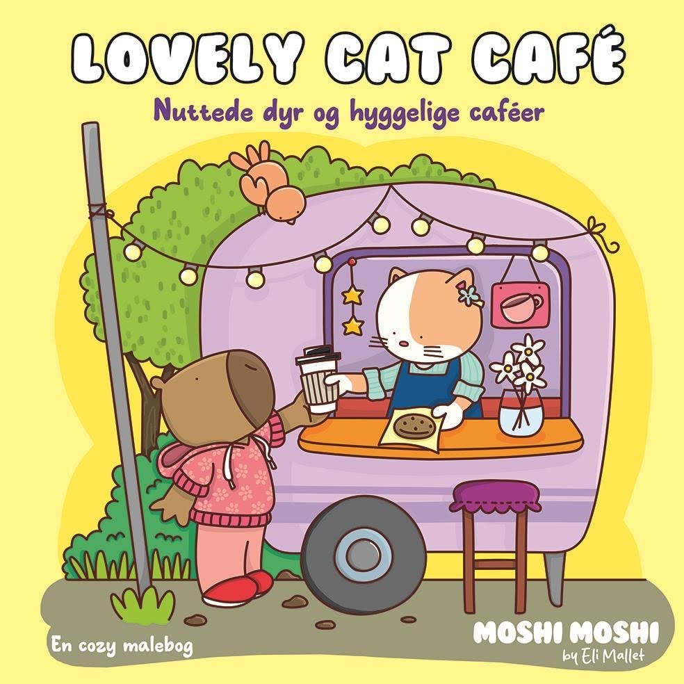 Lovely Cat Café - Hobby 9788776430603