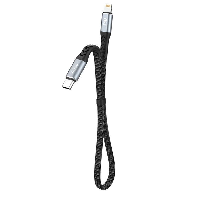 Dudao L10p Lightning - Usb-c PD 20w Cable 0.23m - Black - Usb Kabel