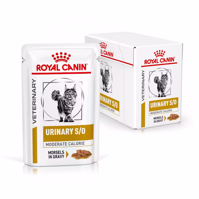 Royal Canin Urinary S/o Moderate Calorie Morsels In Gravy 85g (12-pack) - Katzen 9003579010228