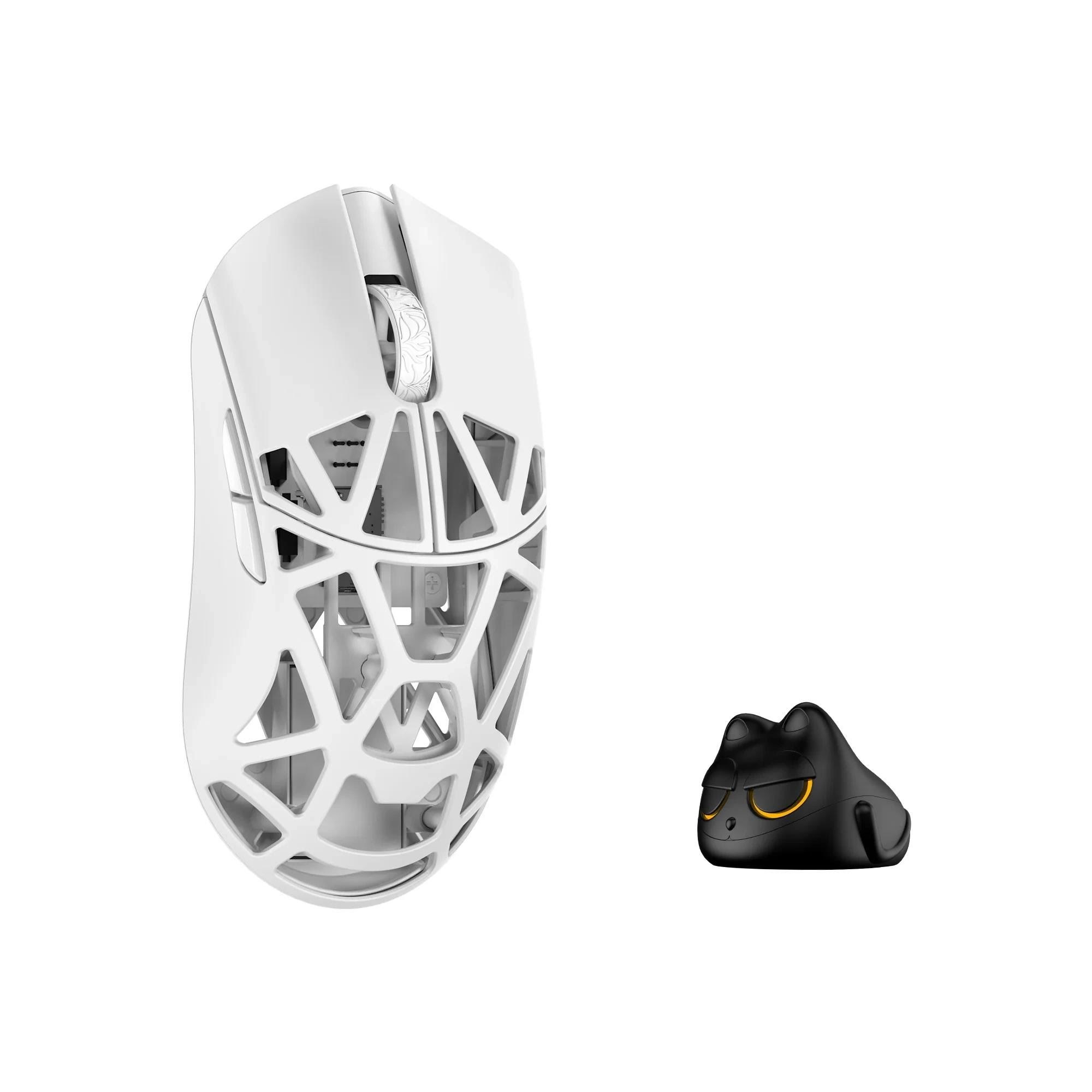 Wlmouse Beast X Mini Pro (Solid Side + Omron) / Wireless 8K / Magnesium - Gaming Maus (Weiß)