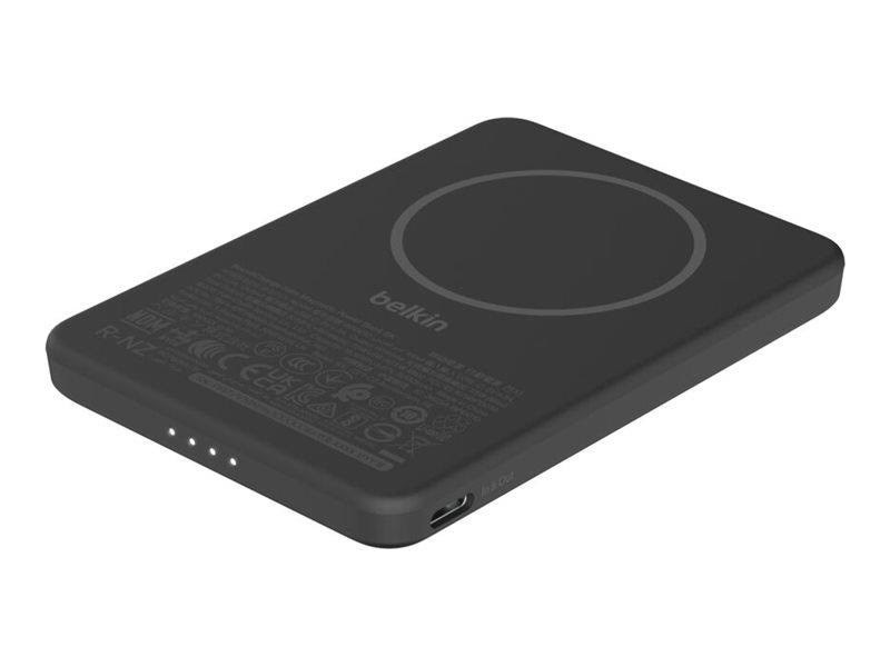 Belkin Boostcharge - Slim - 5k Magnetic 7.5w - Black - Handys Adapter Und Ladegeraete