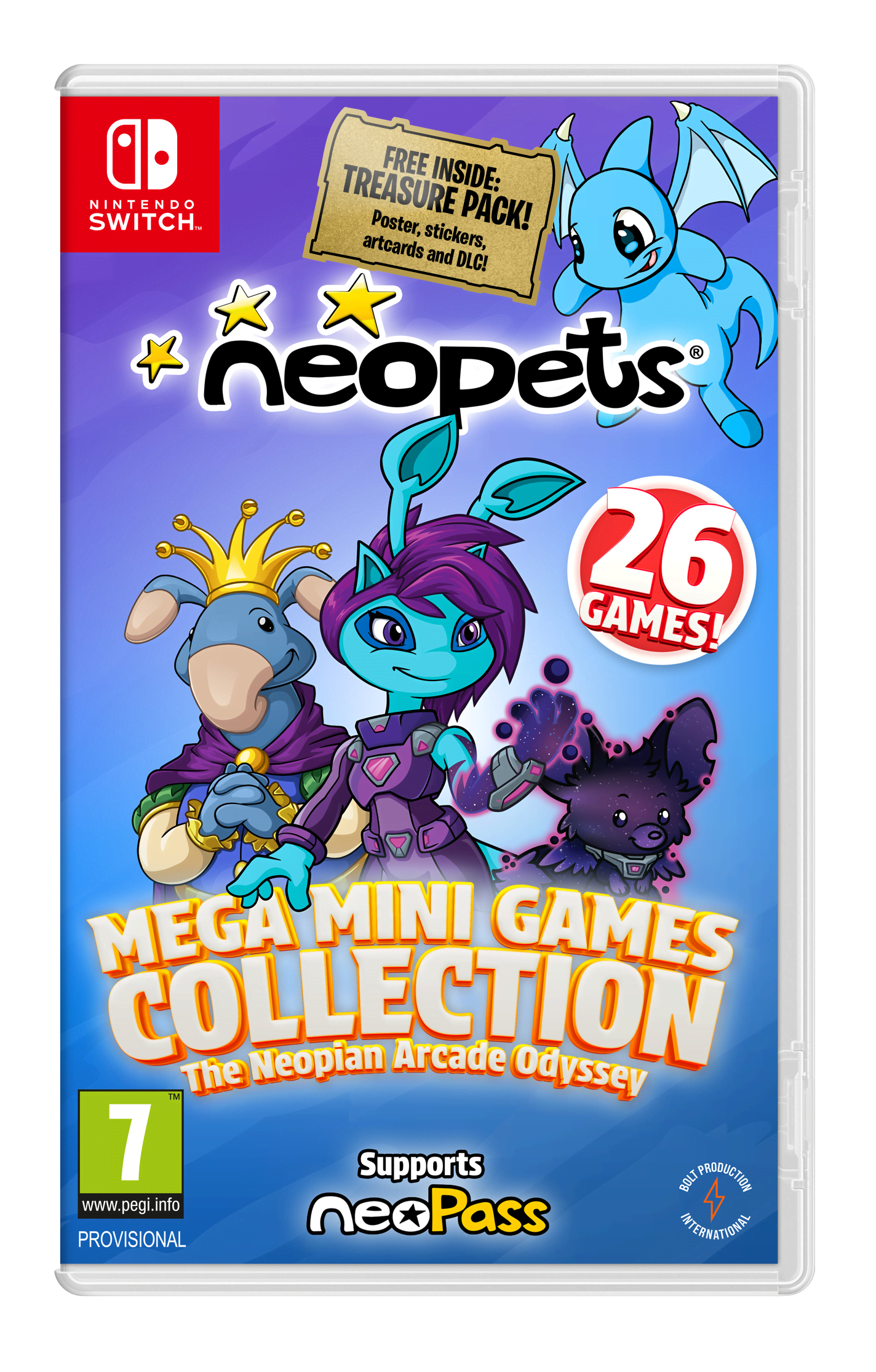 Neopets - Mega Mini Games Collection (Day One Edition) - Nintendo Switch - Samlung - Pegi 7 - Spiele 5056635620538