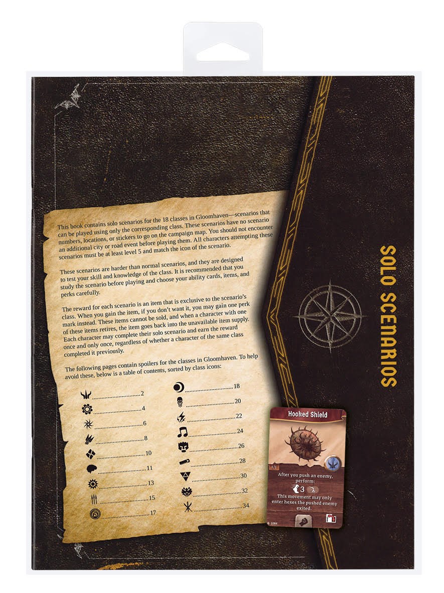 Gloomhaven 2nd Edition Solo Scenarios - Expansion (Eng) - Brettspiele