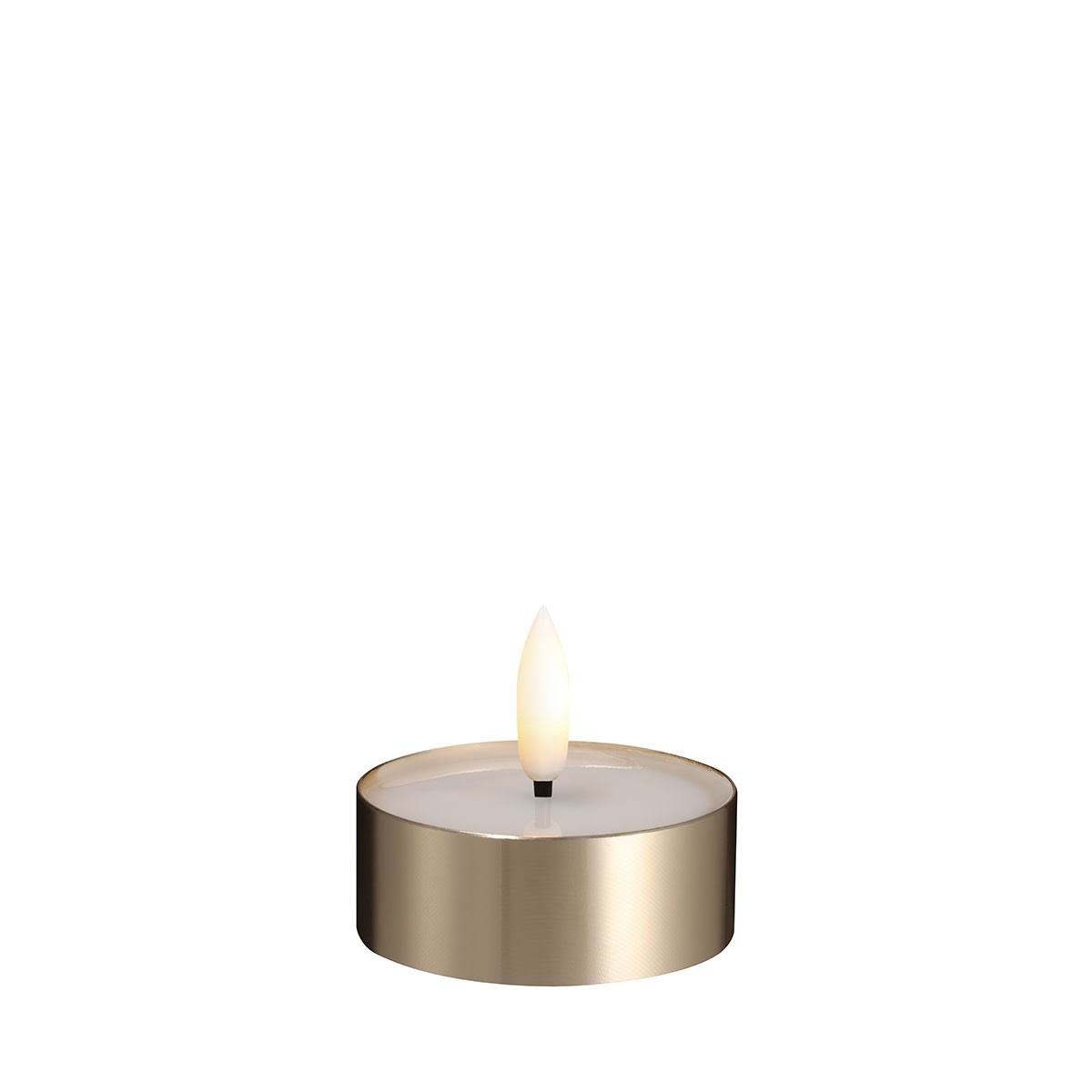 Moods & More Led Melted Tealight - Metal Brass Finish - Einrichtung M12-mb063025