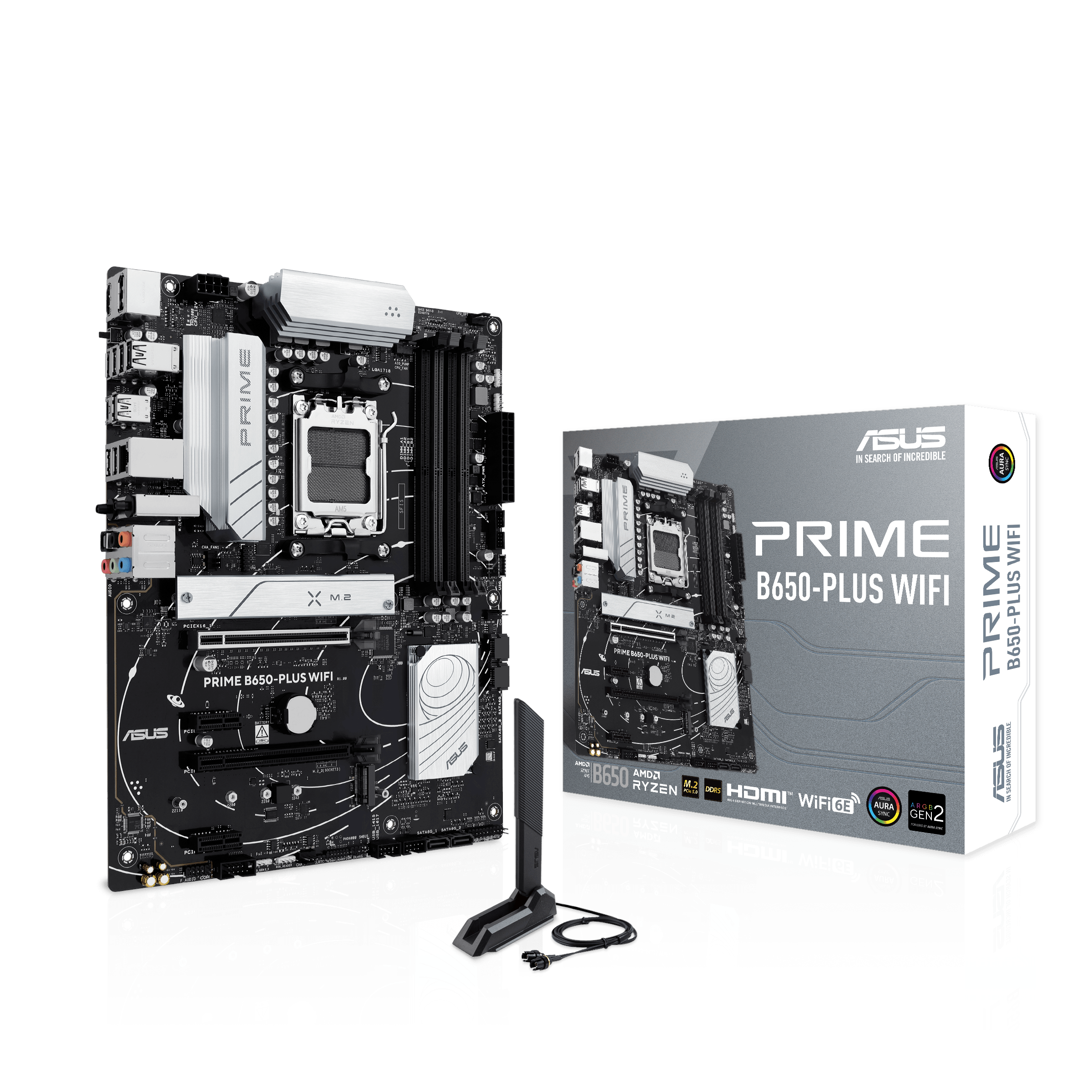 Asus Prime B650-plus Wifi Mainboard - Amd B650 - Amd Am5 - Ddr5 Ram - Atx 90mb1kp0-m0eay0