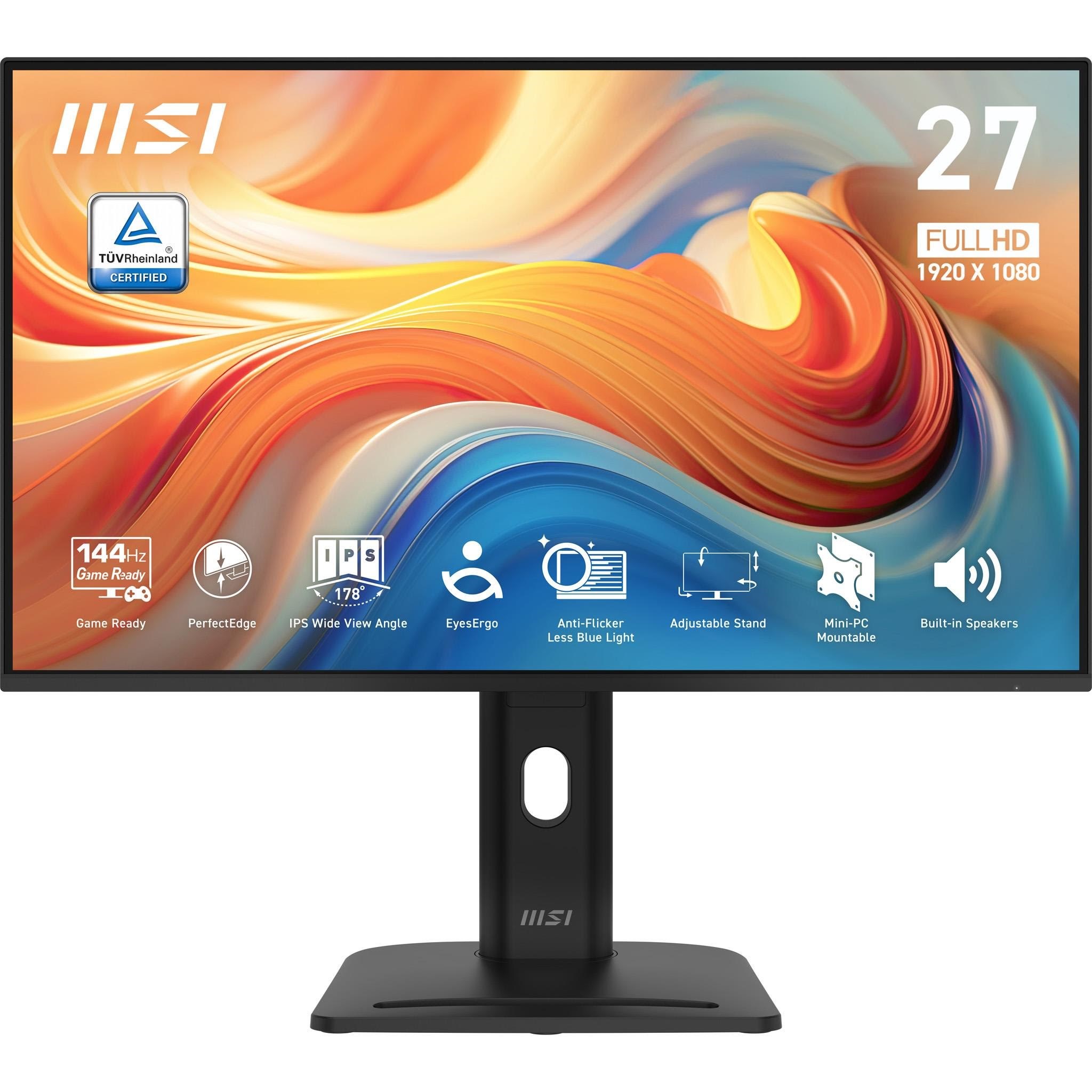 27" Msi Pro Mp275pg - 1920x1080 (Fhd) - 144hz - Ips - Bildschirm Black Pro Mp275pg E14
