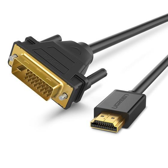 Ugreen Video Cable Adapter 1 m Dvi Hdmi Black - Display Kabel Schwarz 30116