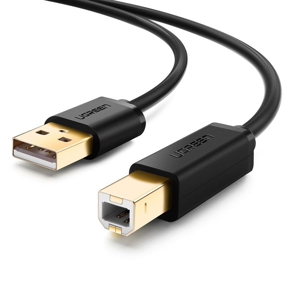 Ugreen Usb Cable Usb 2.0 1.5 m Usb A Usb B Black - Usb Kabel