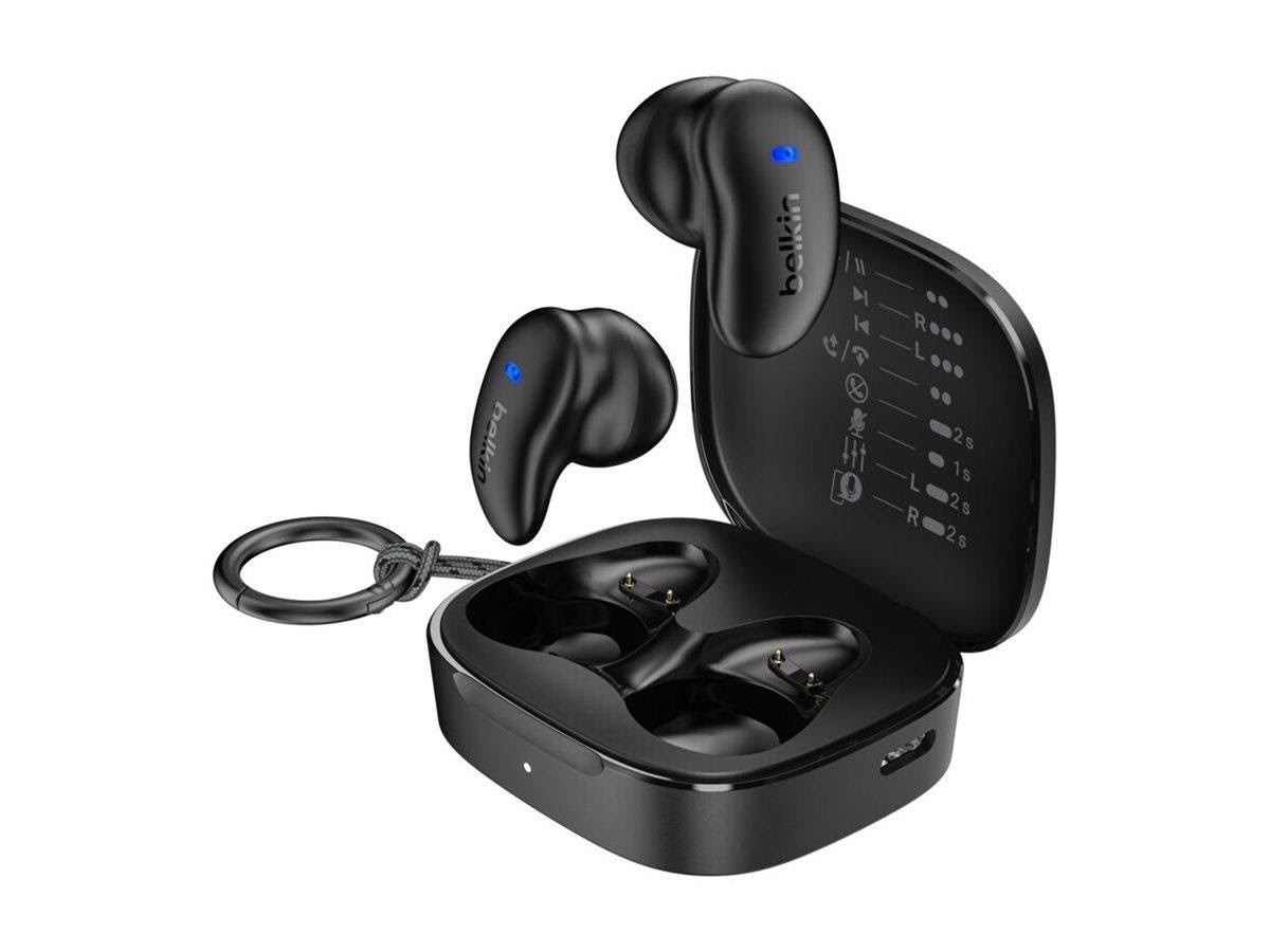 Kopfhörer - Belkin Soundform Anywhere True Wireless Earbuds - Black - Kopfhoerer/headsets Auc014hqbk