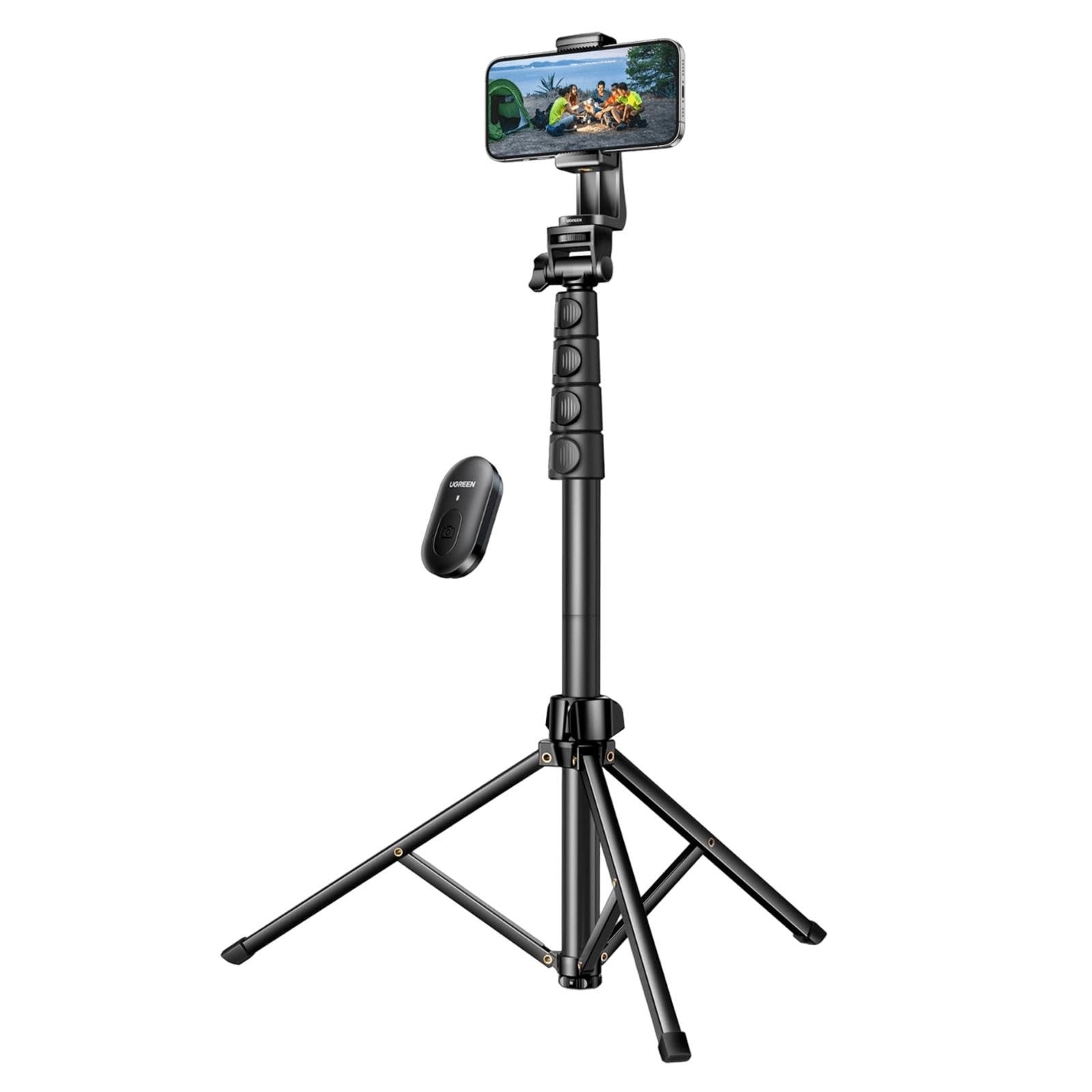 Ugreen 70 Inch Aluminum Phone Tripod With Bluetooth Remote - Tripods Stative