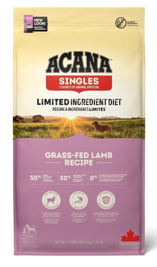 Acana Grass-fed Lamb Dry Dog Food 17kg - Hunde 064992570170