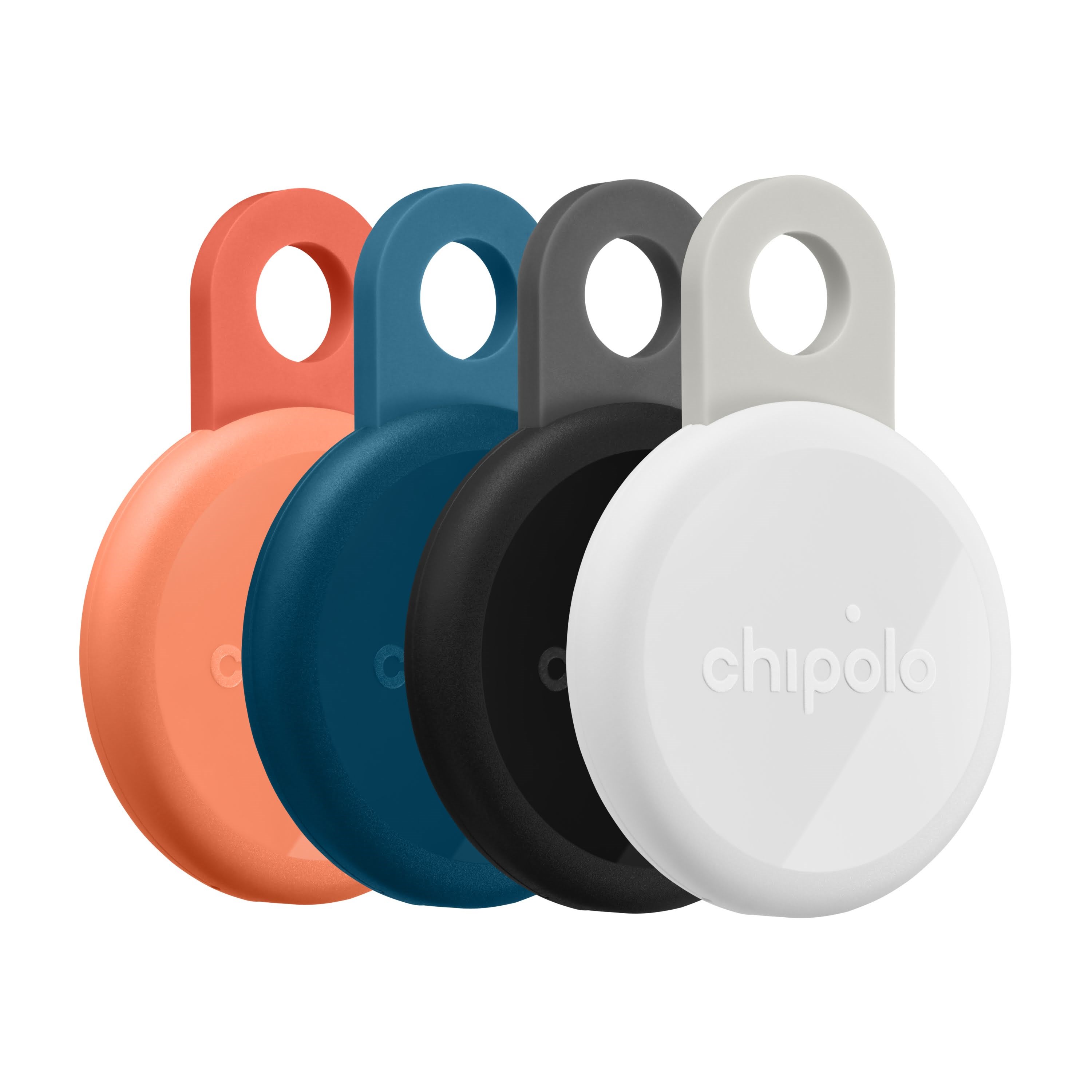 Chipolo Loop - Charcoal/chalk/navy/coral (4-pack) - Handys Anderes Zubehoer Rso.0000008