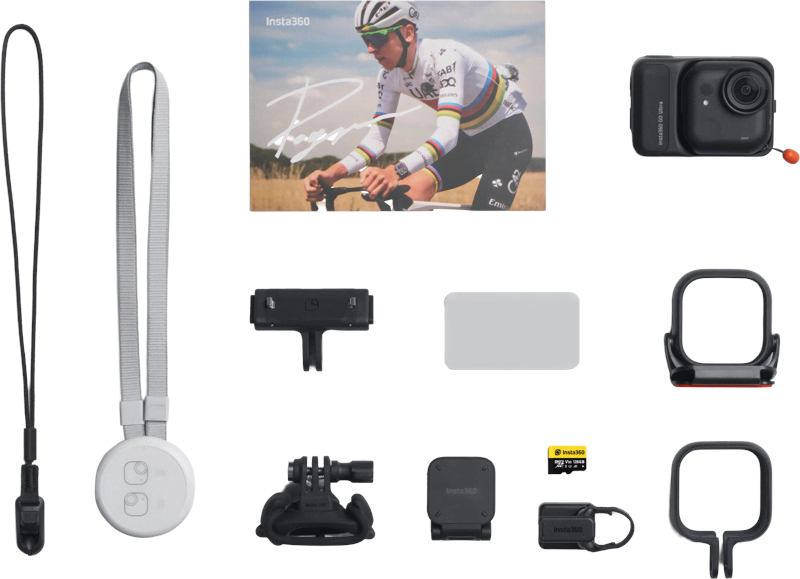 Insta360 GO Ultra Premium Cycling Bundle - Action Kamera Schwarz 6977644768174