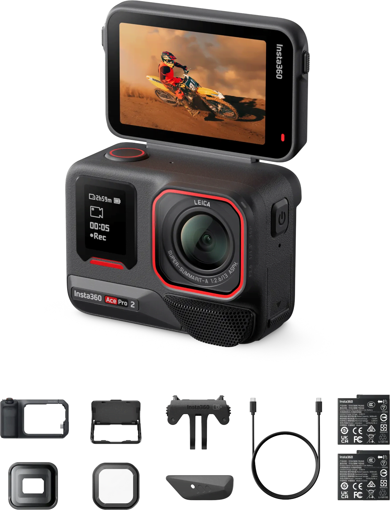 Insta360 Ace Pro 2 Videography Bundle Limited Edition - Action Kamera Schwarz 6977644768860