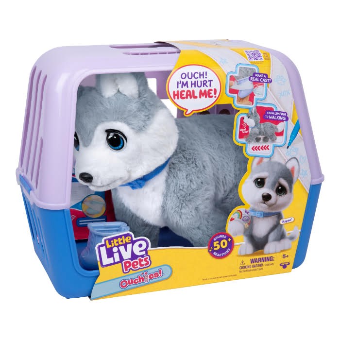 Little Live Pets Ouchies Husky - Plush