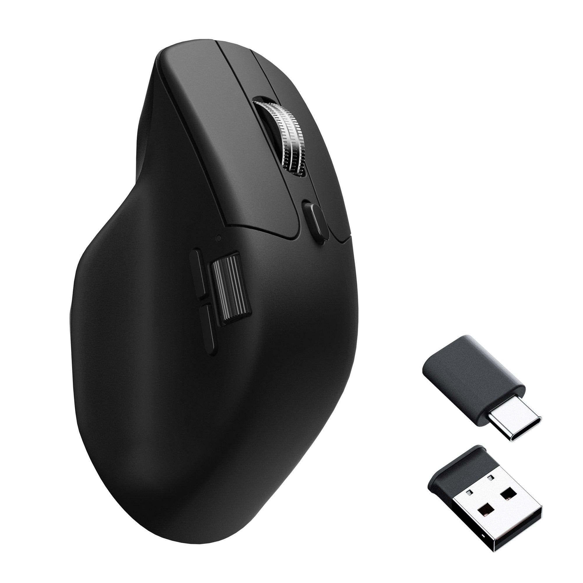 Keychron M6 Silent - Light 86g Wireless 1K - Ergonomische Maus (Schwarz)