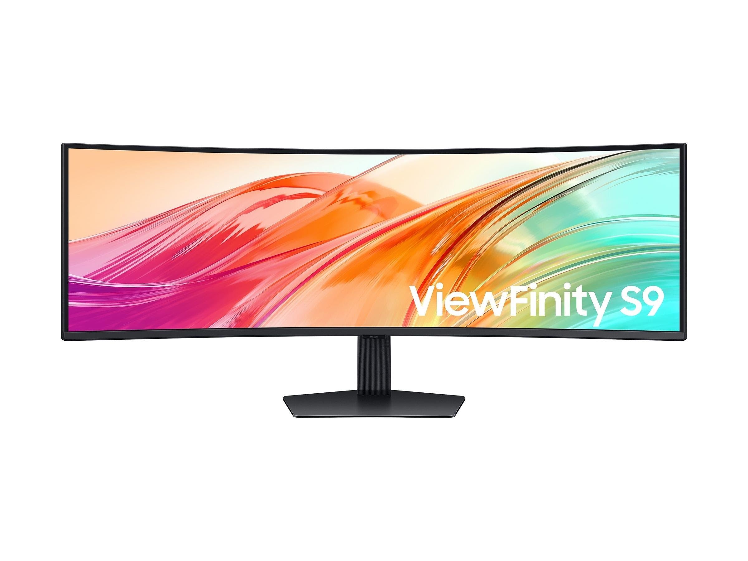49" Samsung Viewfinity S9 S49f950uau - 5120x1440 - 120hz - VA - 90w Usb-c - Kvm Switch - Bildschirm