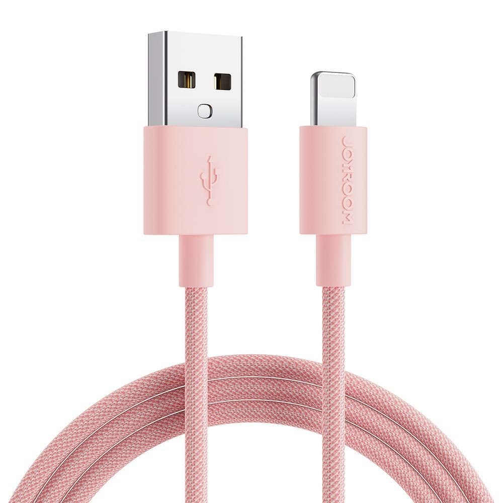 Joyroom Colorful Data Cable S-2030m13 Usb-a / Lightning 2.4A 2m - Pink - Usb Kabel Rosa