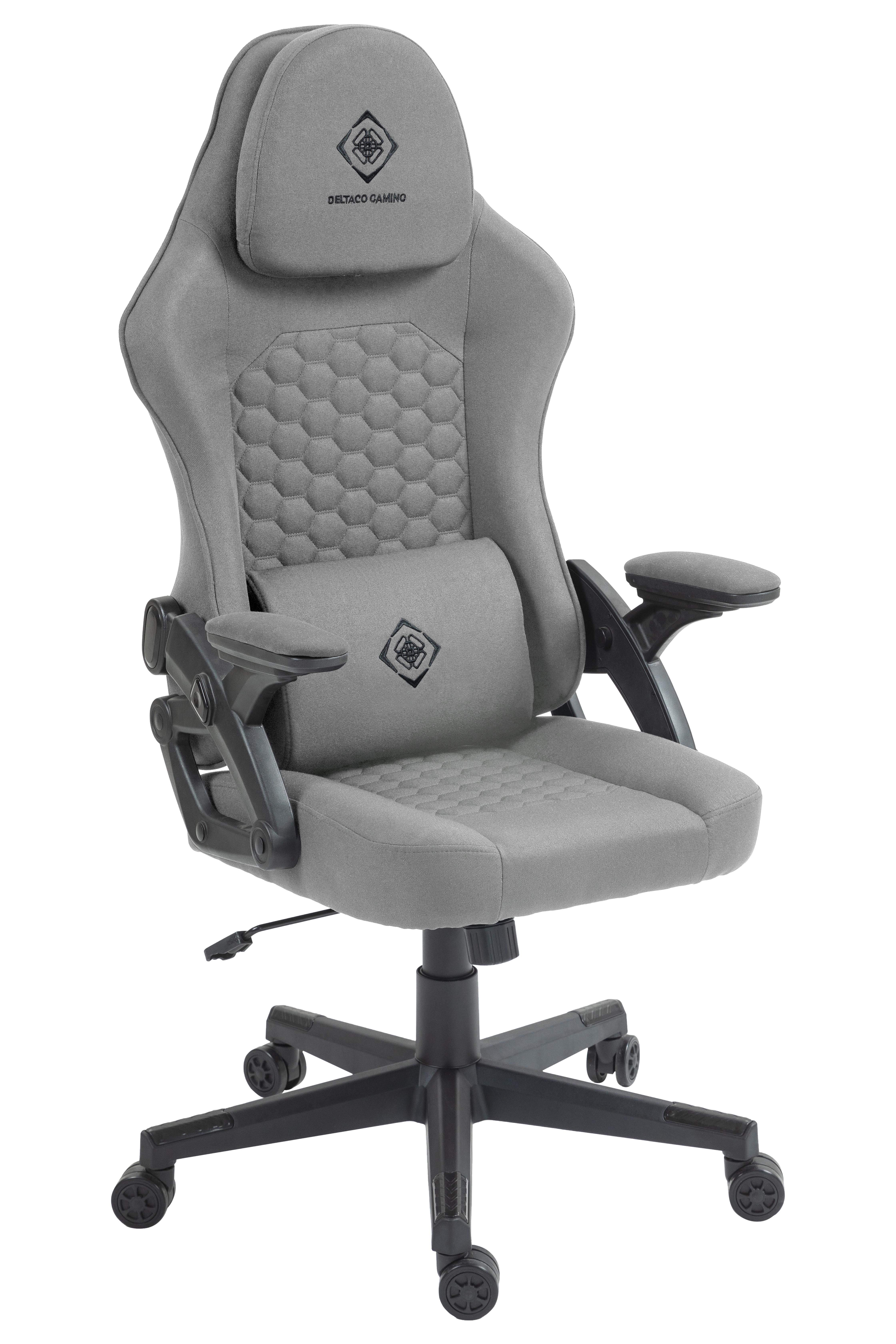 Deltaco Dc130 Gaming Gaming Stuhl - Grau - Stoff - Gaming Stuehle