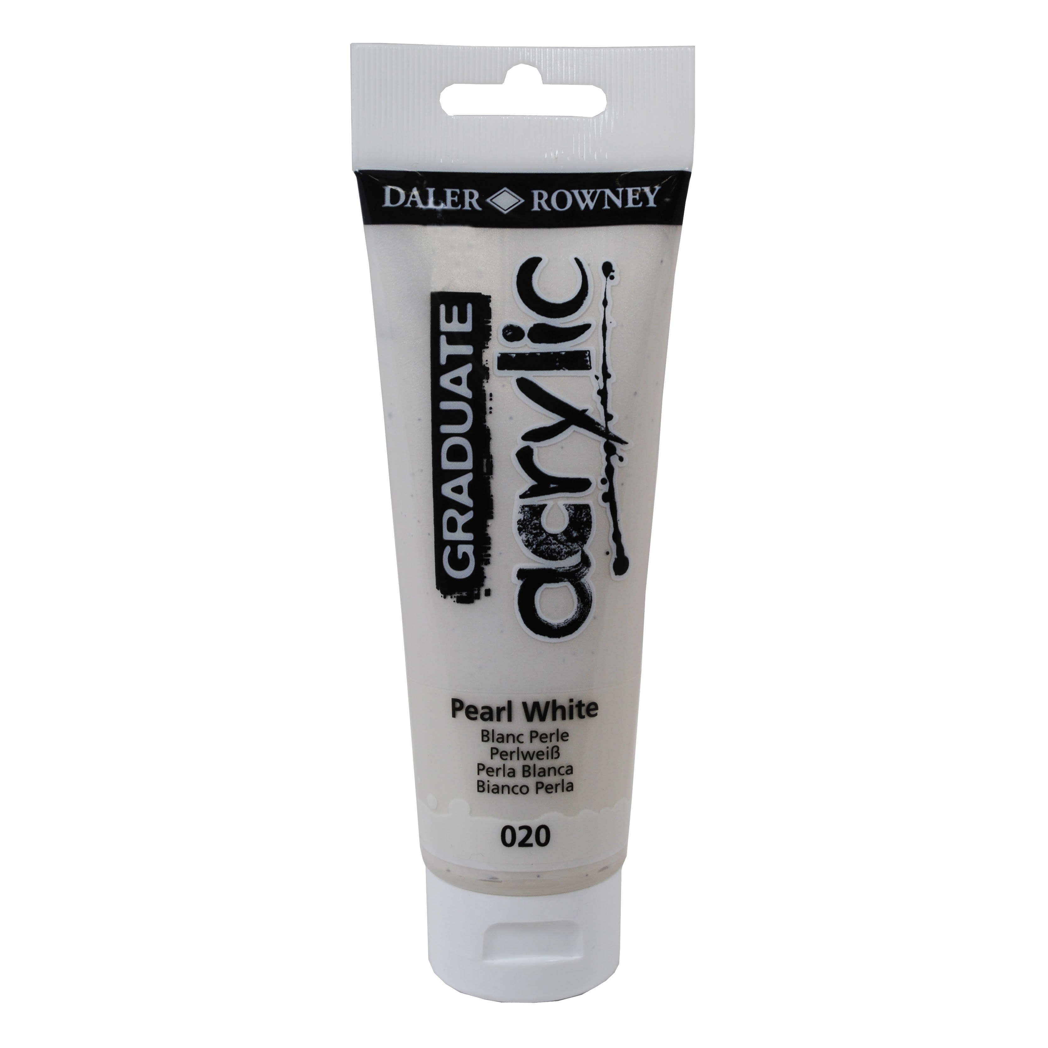 Daler-rowney Graduate Acrylic 120 ml Pearl White - Kunst Handwerk Ausstattung 16-123120020