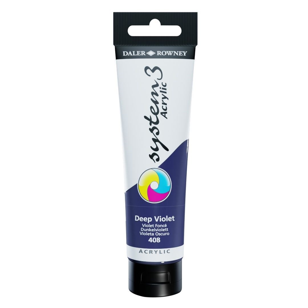Daler-rowney System3 150 ml Deep Violet - Kunst Handwerk Ausstattung