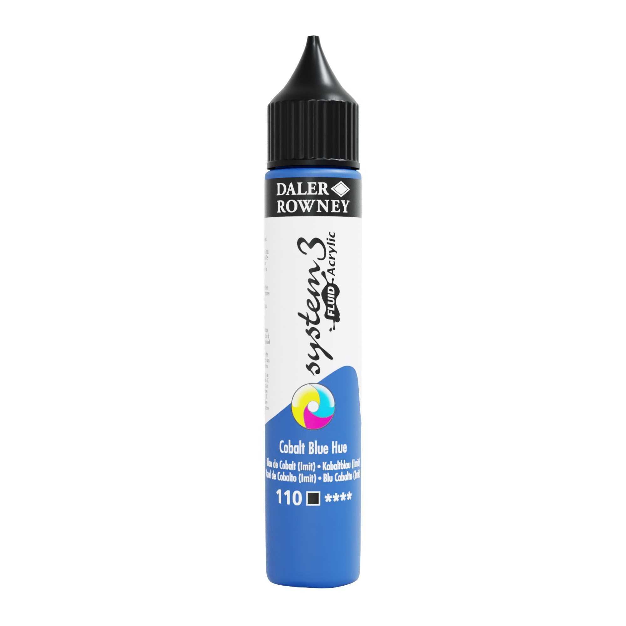 Daler-rowney System3 Fluid Acrylic 29.5 ml Cobalt Blue Hue - Kunst Handwerk Ausstattung