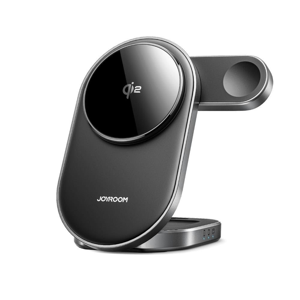 Joyroom Jr-w17 Qi 3-in-1 Wireless Inductive Charger - Black - Handys Adapter Und Ladegeraete