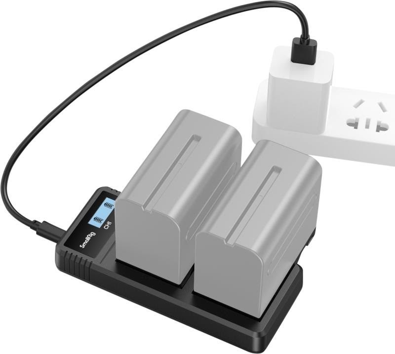 Smallrig 4086 Battery Charger For Np-f970 Batteries - Handys Adapter Und Ladegeraete