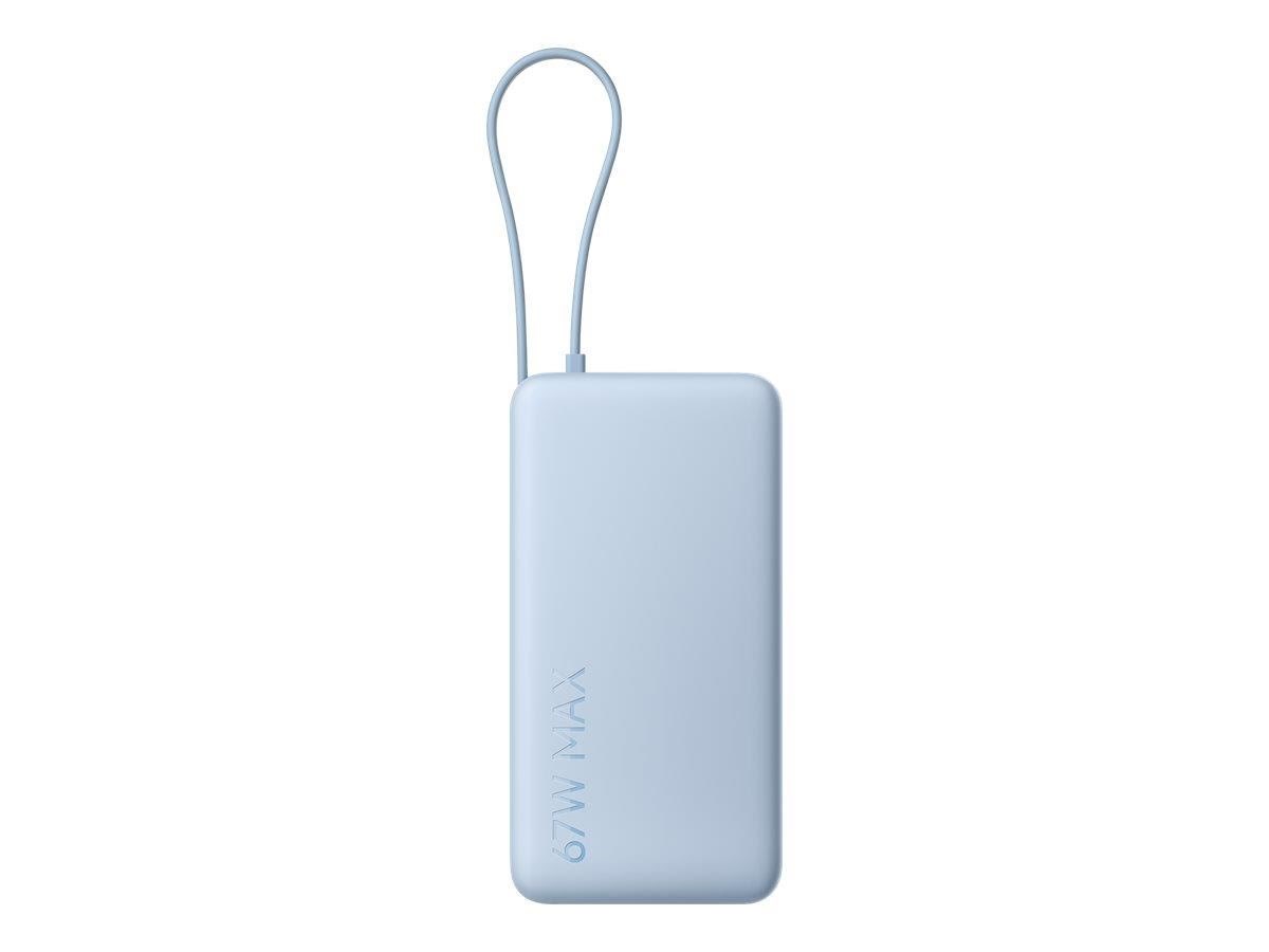 Xiaomi 67w Power Bank 20000 (Integrated Cable) Ice - 20000 Mah - Powerbank Akku Blau Bhr08o8gl
