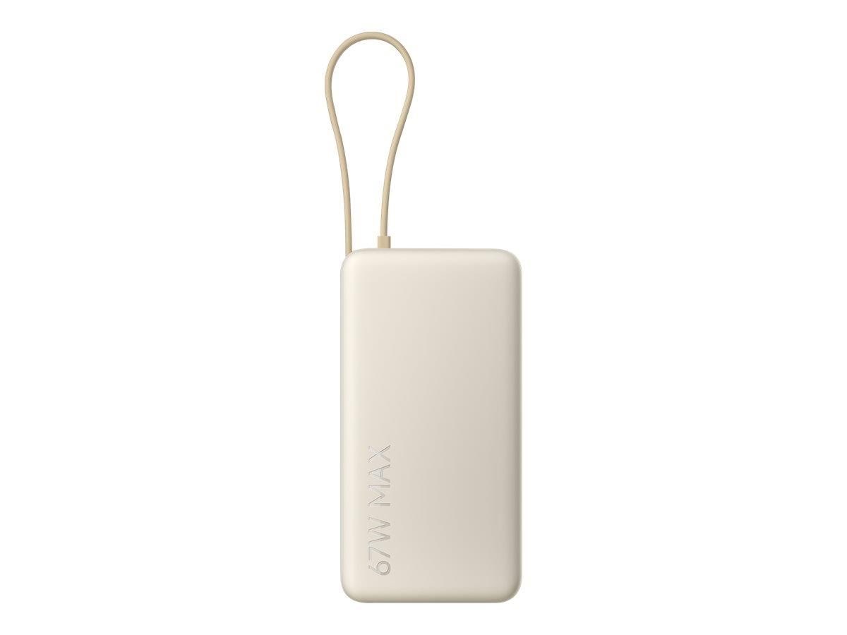 Xiaomi 67w Power Bank 20000 (Integrated Cable) Tan - 20000 Mah - Powerbank Akku