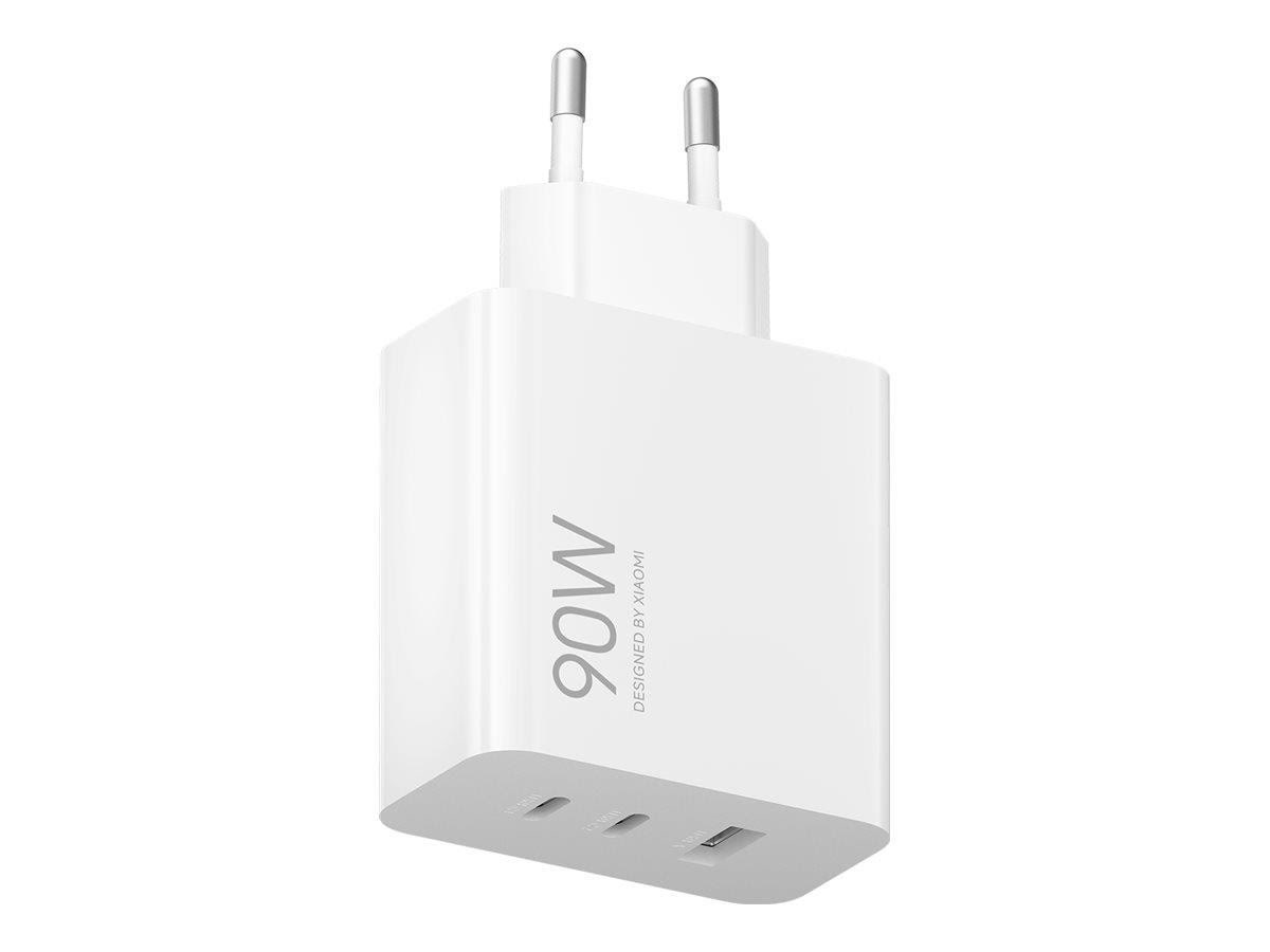 Xiaomi 90w Hypercharge Power Adapter (3-port) - Handys Adapter Und Ladegeraete