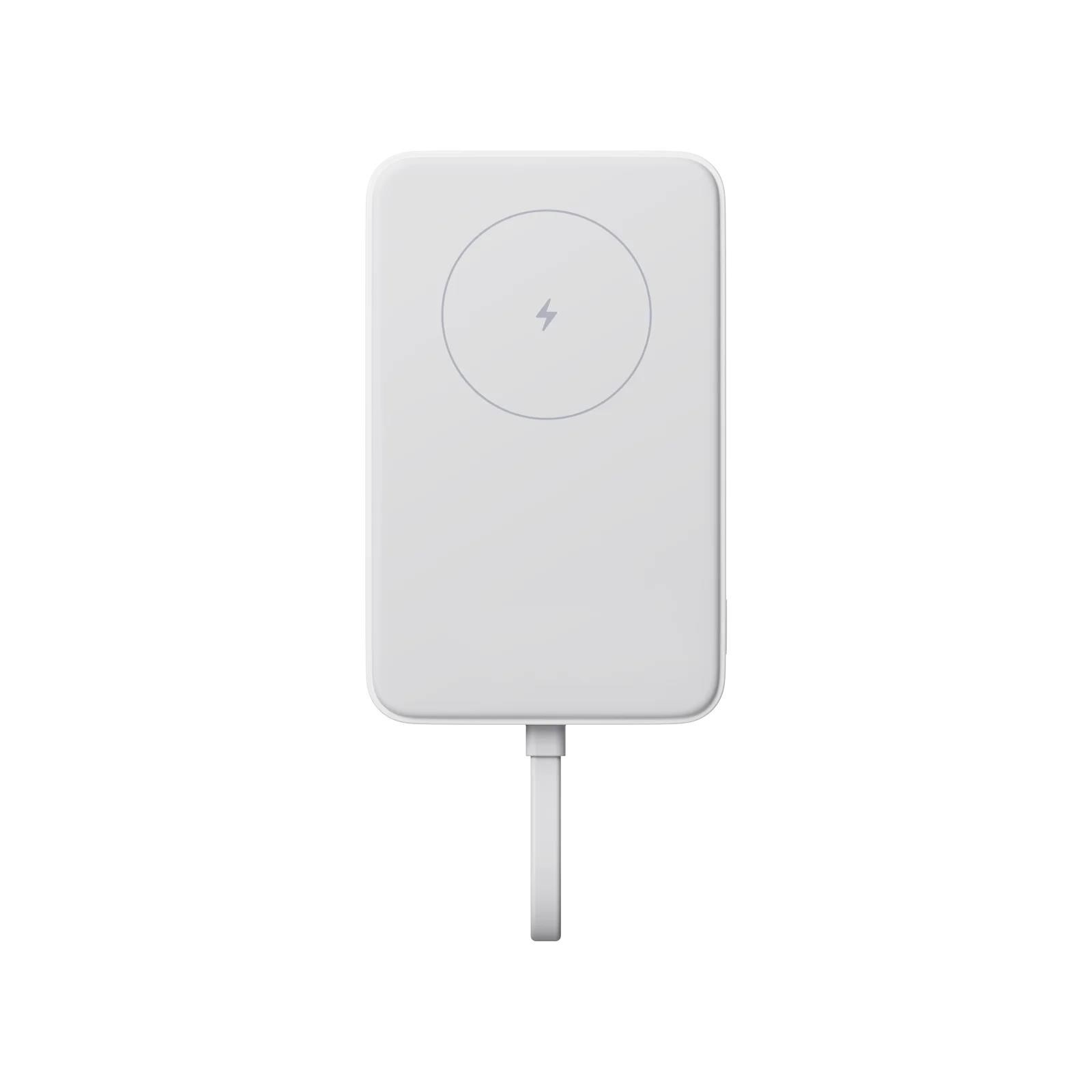 Xiaomi 33w Magnetic Power Bank 10000mah - White (Integrated Cable) - 10000 Mah - Powerbank Akku