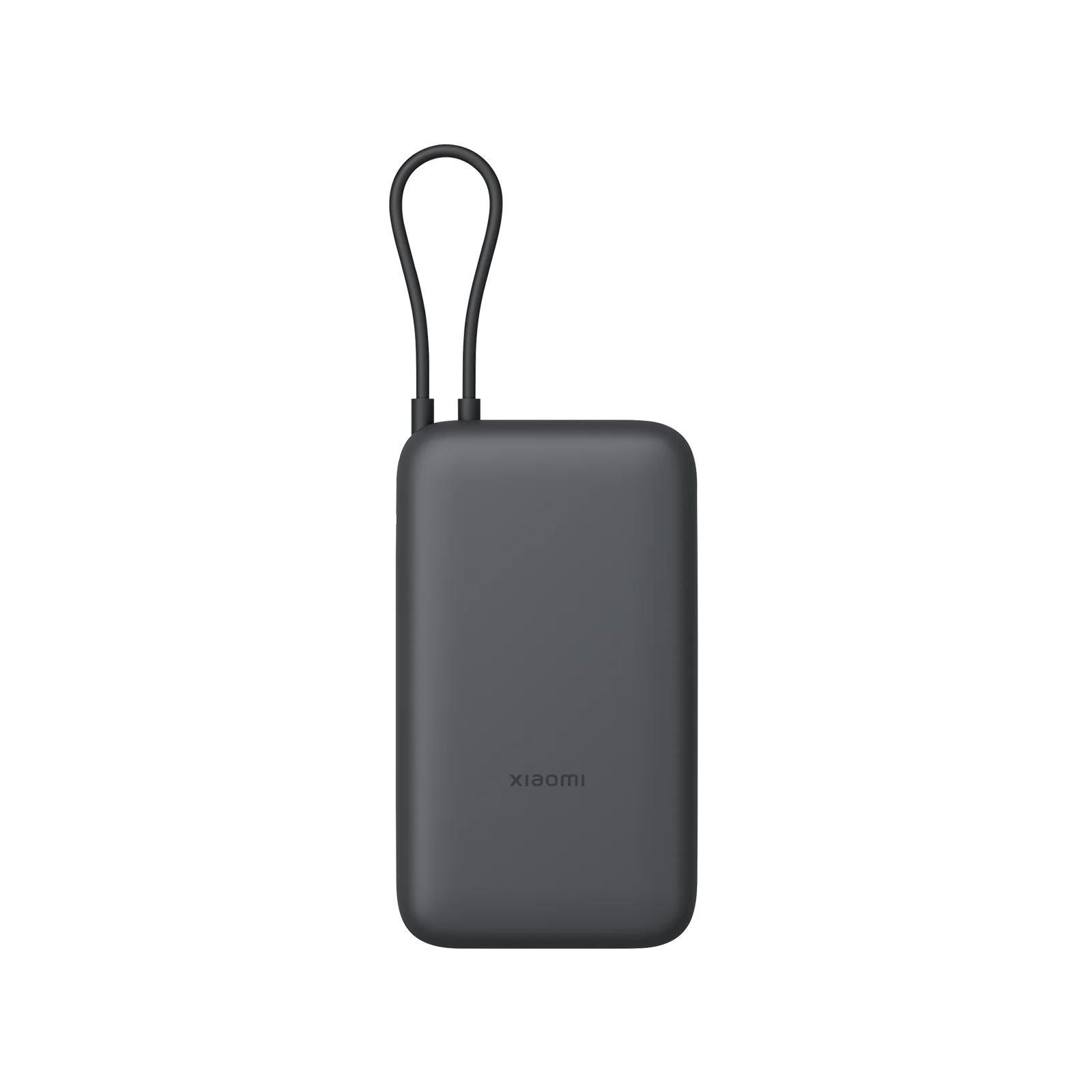 Xiaomi Power Bank 20000 (Integrated Cable) - Dark Grey - 20000 Mah - Powerbank Akku Grau Bhr9740gl
