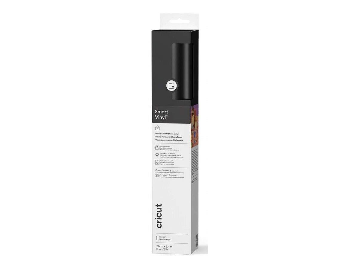 Cricut Smart Vinyl - Craft Material - 33 cm x 6.4 m - Black - Vinyl - Label Drucker 2011843