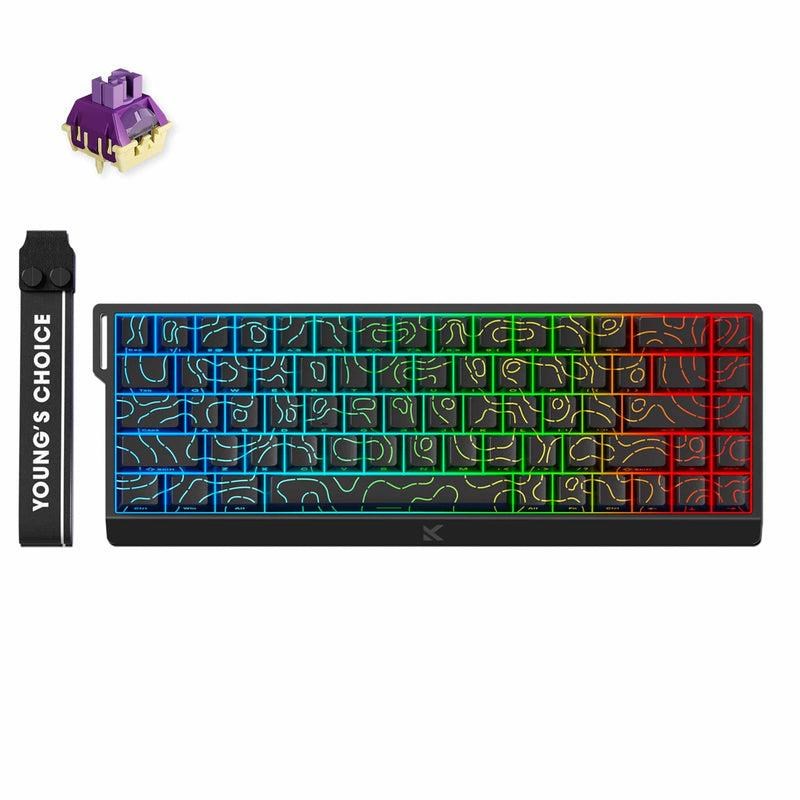 Mchose Ace 68 Ttc Dragon Lord Hall Effect - Gaming Tastatur (Tkl) - 65% - Englisch (US) - Schwarz - Tastaturen Mc-ace68-33