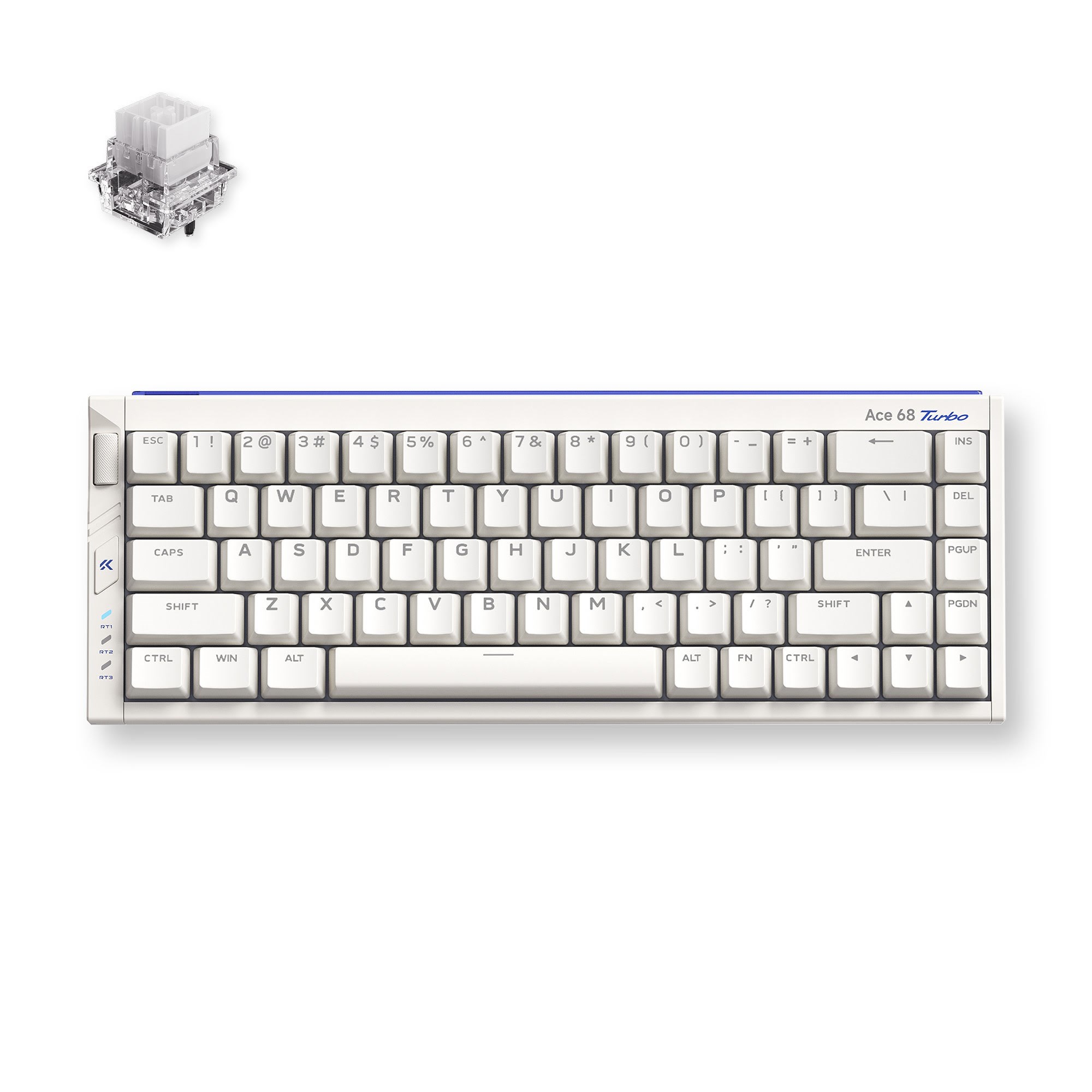 Mchose Ace 68 Turbo (Nova White) - Gaming Tastatur (Tkl) - 65% - Englisch (US) - Weiss - Tastaturen Hw-ace68turbo-6