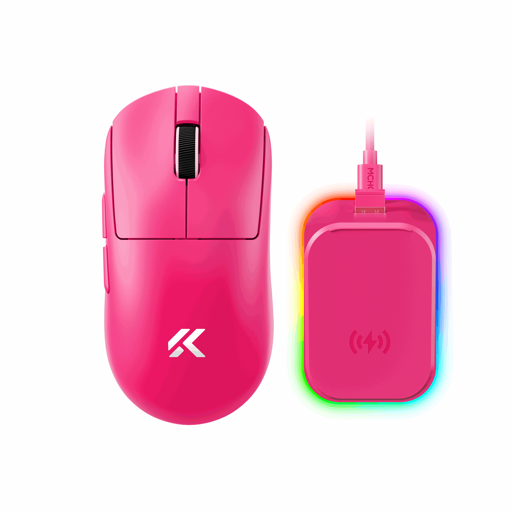 Mchose A7 V2 Ultra+ Lightweight Wireless - Gaming Maus (Rot) Mc-a7v2-11