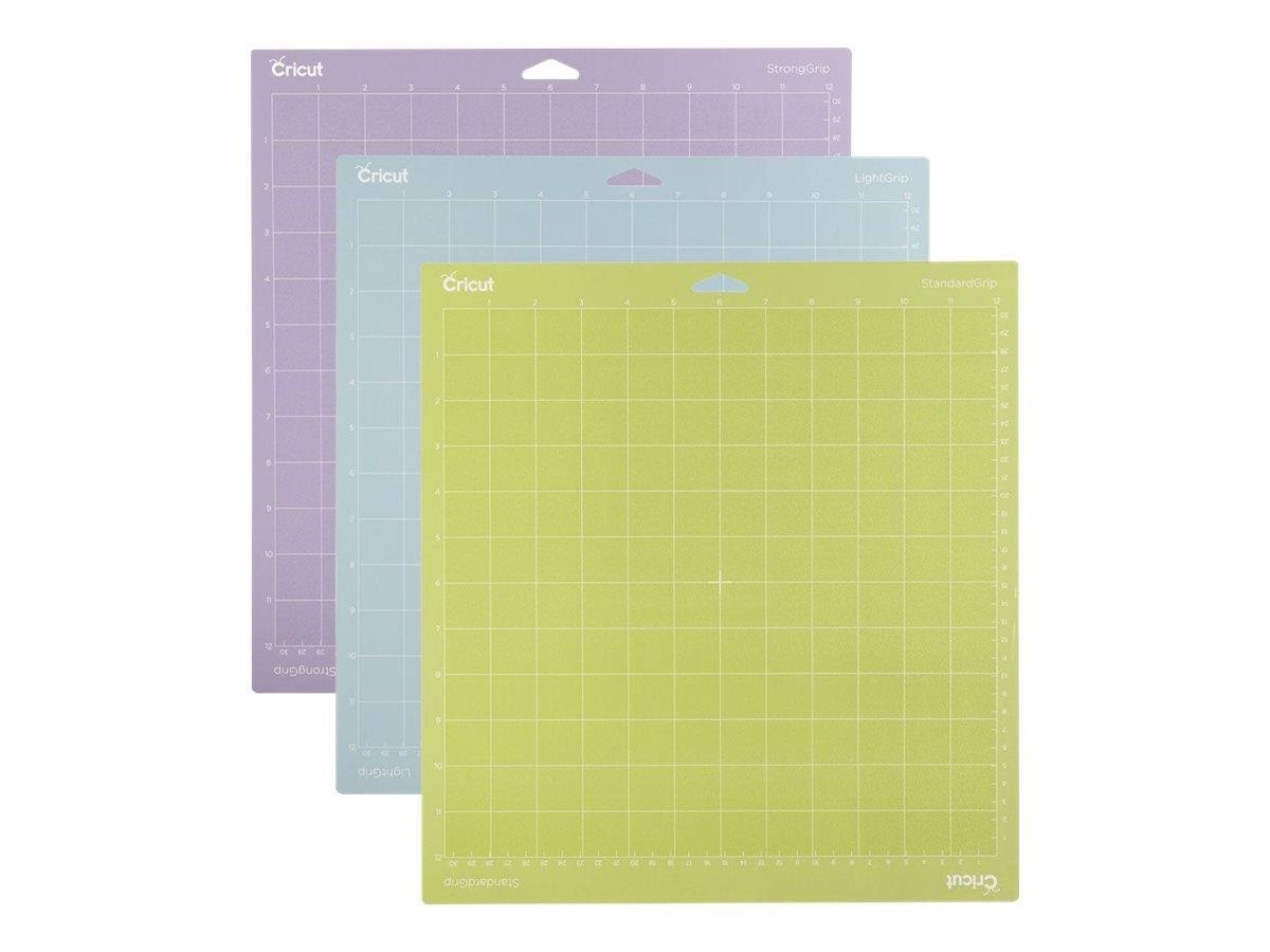 Cricut Machine Mat Variety Pack - Cutting Mat Set - 3 Pieces - 30.5 x 30.5 cm - Label Drucker