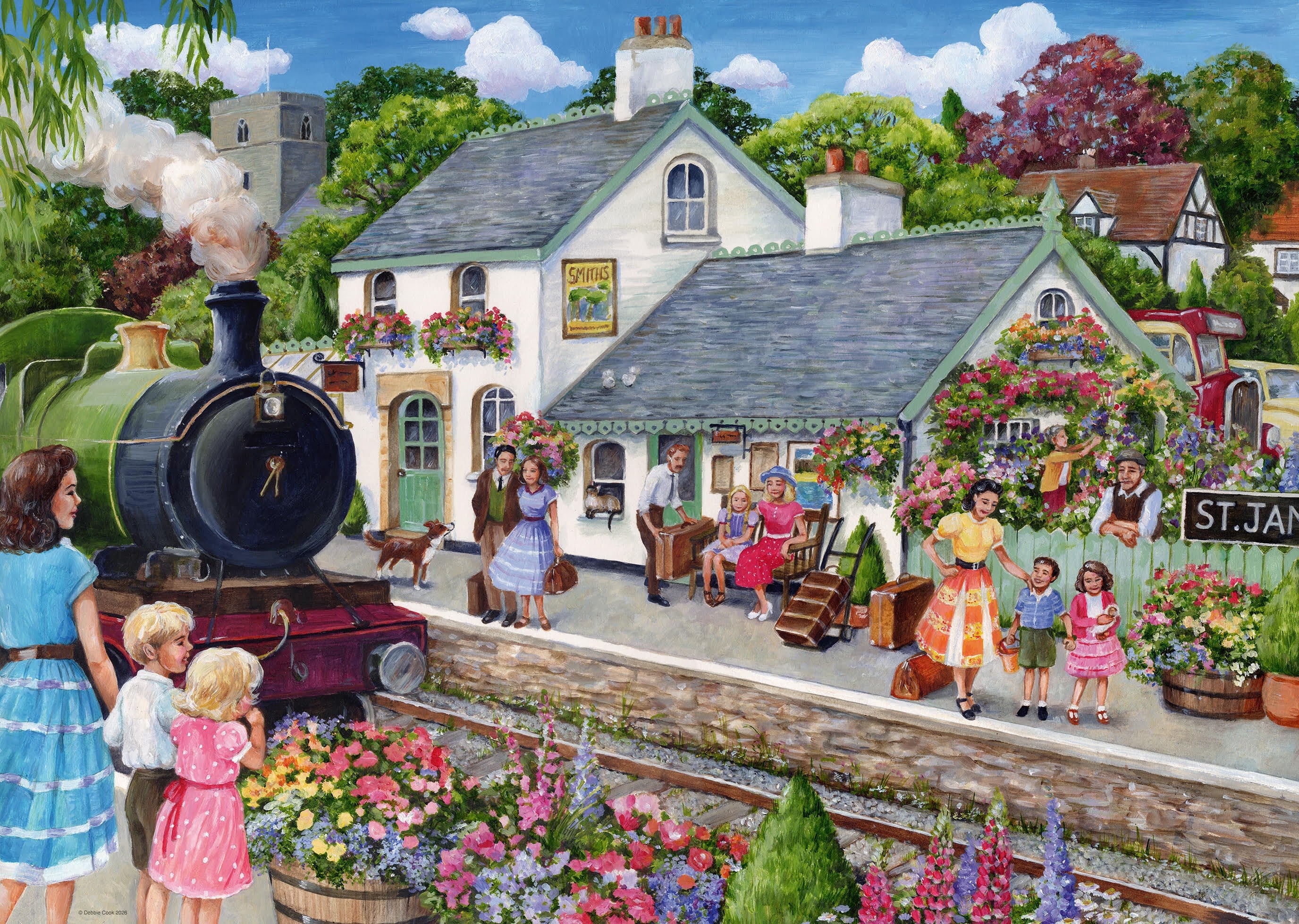 Ravensburger Whistle Stop Cottage (1000) - Puzzle 12001726