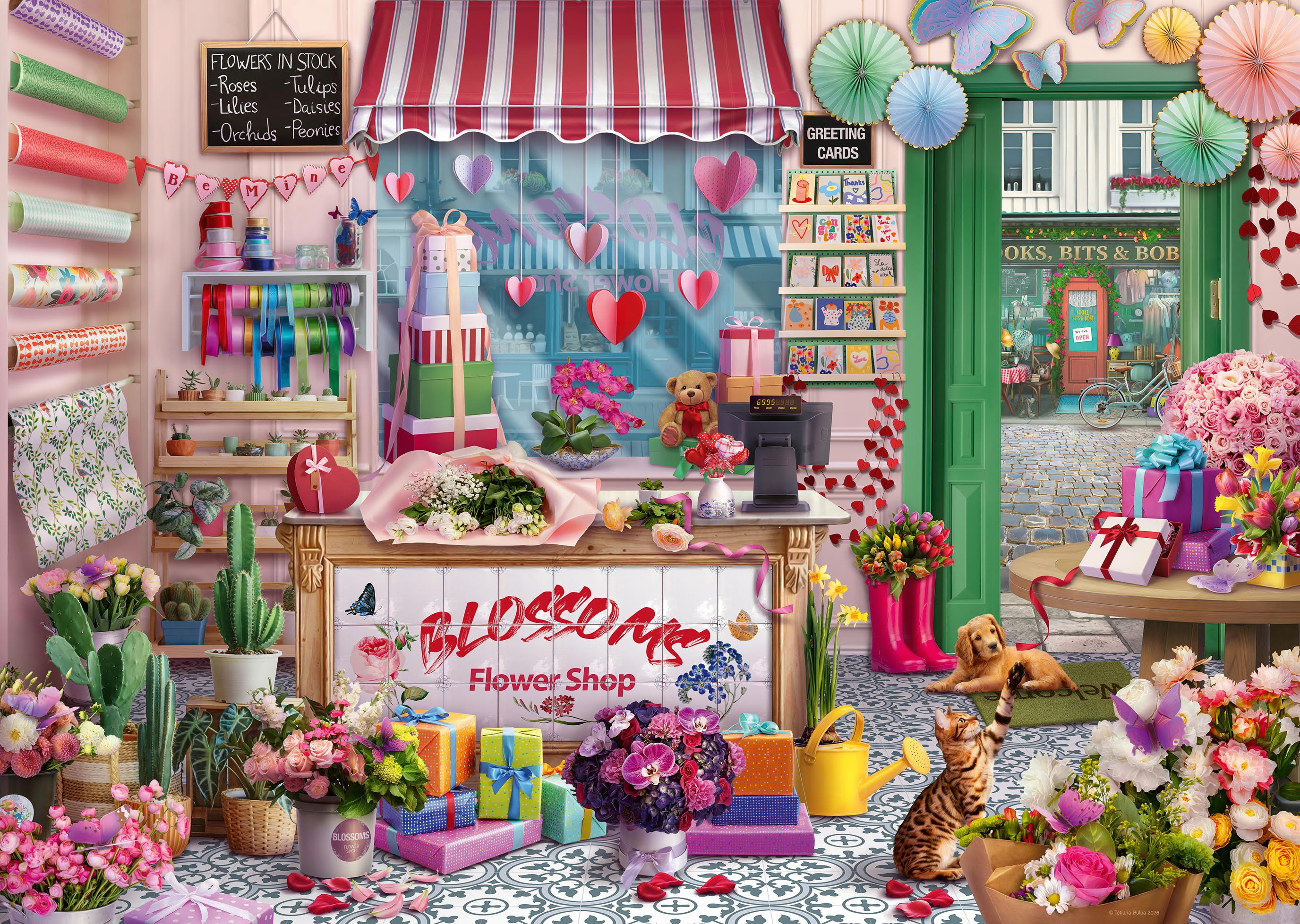 Ravensburger Blossoms Flower Shop (1000) - Puzzle