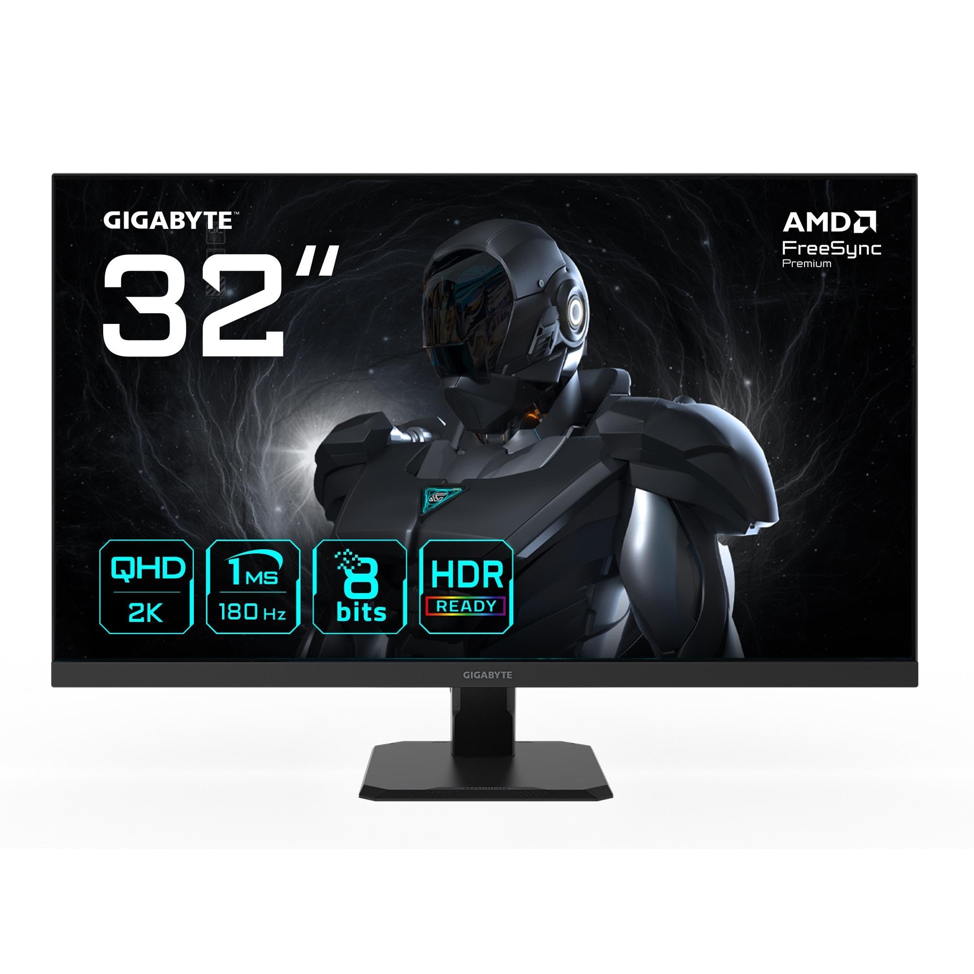 32" Gigabyte Gs32qa - 2560x1440 (Qhd) - 180hz - Ips - Bildschirm