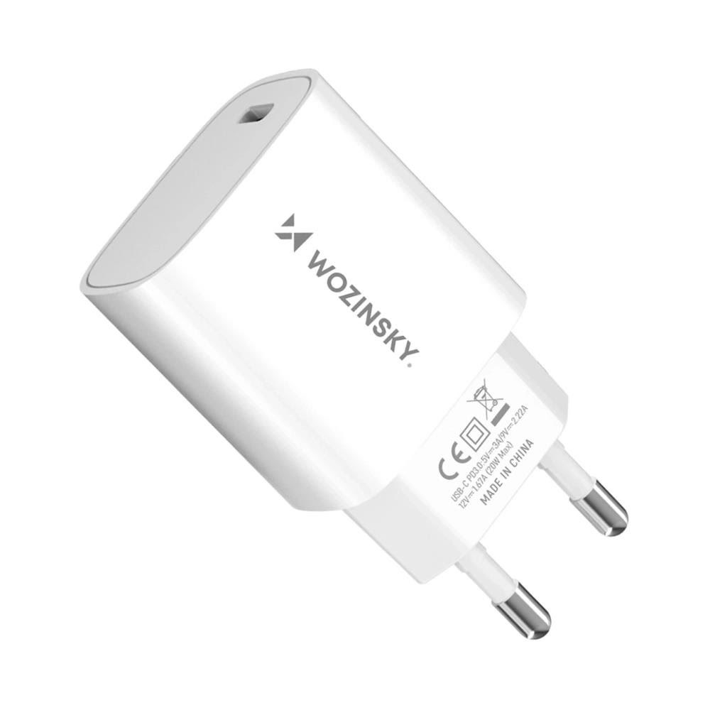 Wozinsky Wgwccw 20w Usb-c Wall Charger - White - Handys Adapter Und Ladegeraete