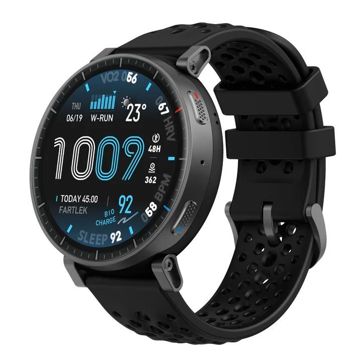 Amazfit Active Max 48mm - Black - Smartwatches Pulsuhren Sportuhren Schrittzaehler