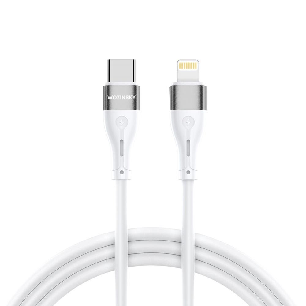 Wozinsky Wstcl1 Lightning / Usb-c PD 27w 1 m Cable - White - Usb Kabel Weiß 5907769308772
