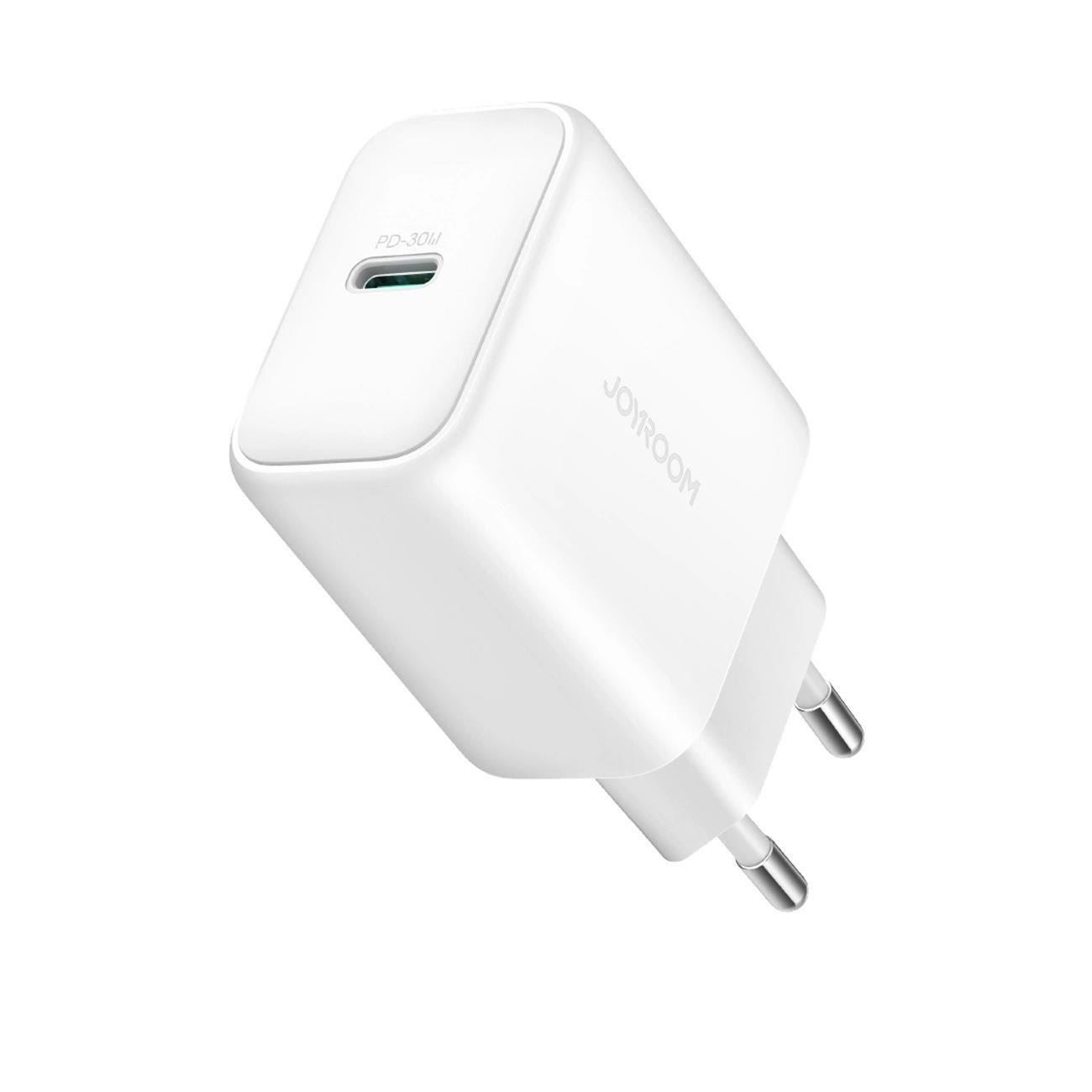 Joyroom Jr-tcf24 Usb-c PD 30w QC Sfc Network Charger - White - Handys Adapter Und Ladegeraete